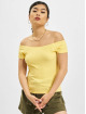Only Tops sans manche Nella Off-Shoulder jaune